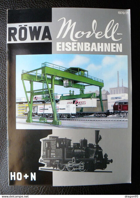 Catalogue RWA Novell-Eisenbahnen - HO+N - 1970/71 6 Argenteuil (95)