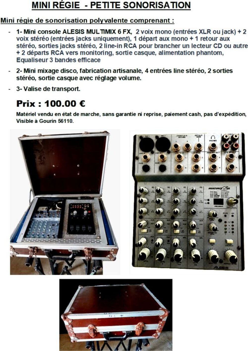 MINI R&Eacute;GIE - PETITE SONORISATION Instruments de musique