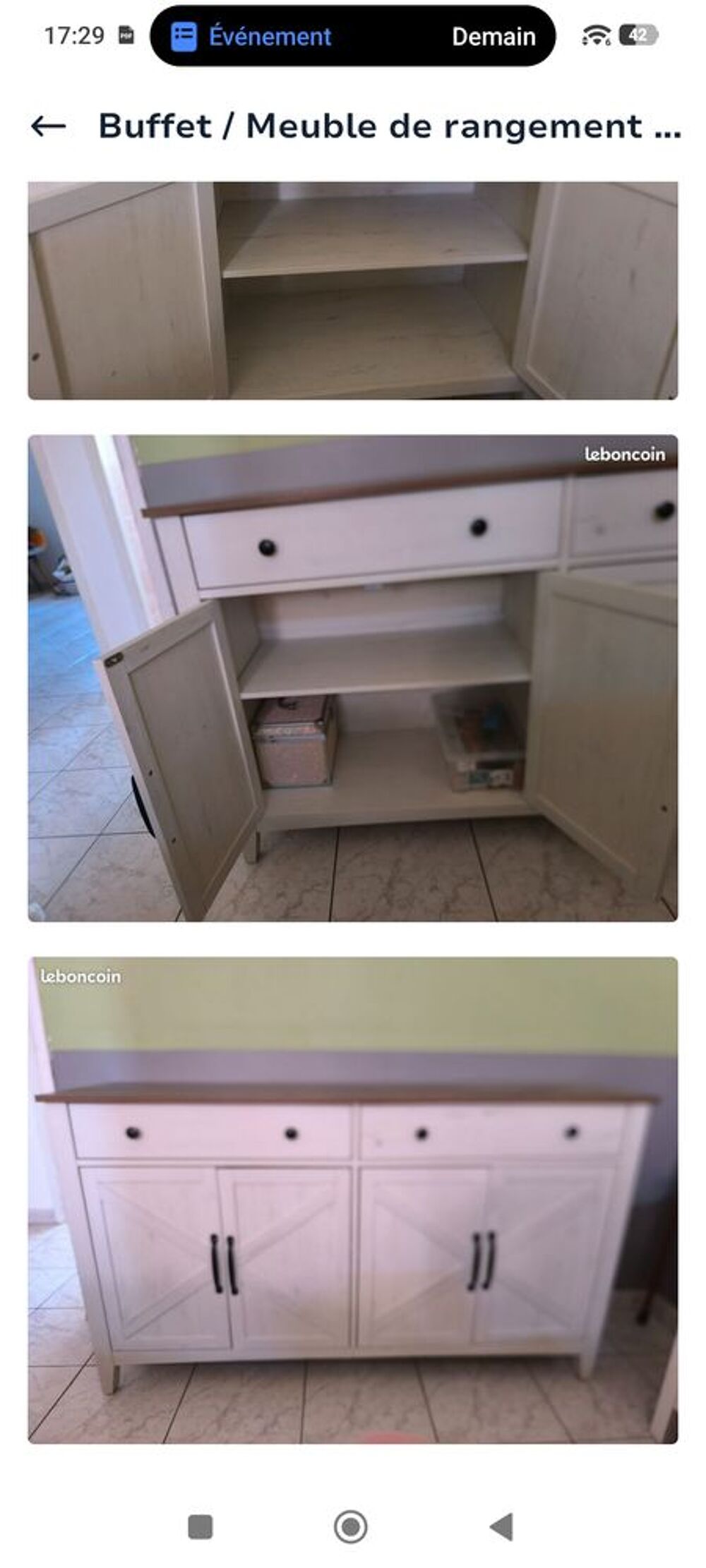 Buffet / Meuble de rangement bas- Style rustique 
Meubles