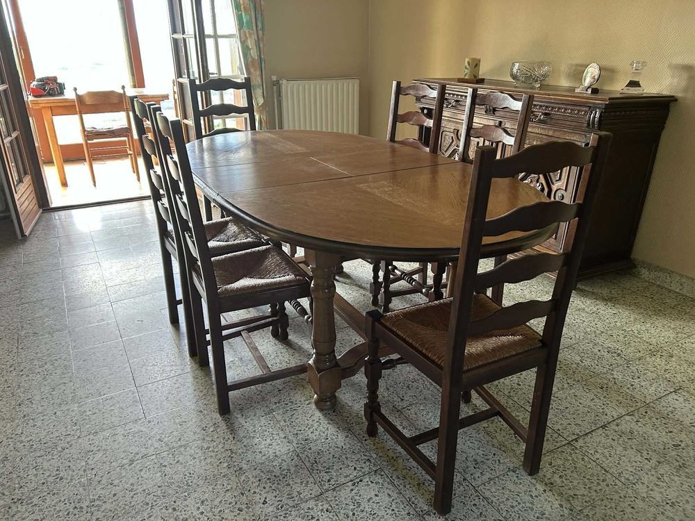 table et 6 chaises salle &agrave; manger Meubles