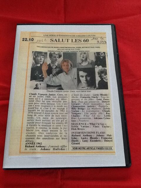 DVD enregistr�s t�l�  SALUT LES 60  5 Saint-Etienne (42)