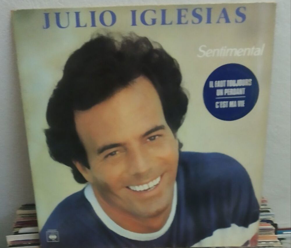 Album Julio Igl&eacute;sias Sentimental CD et vinyles