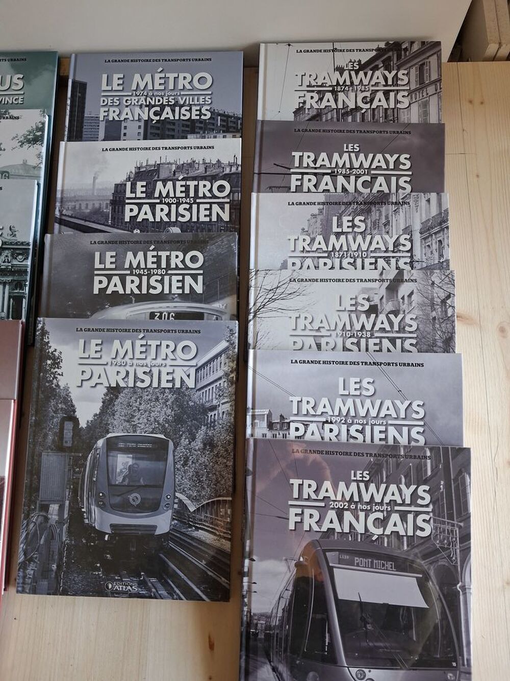 Livre d'histoire des transports urbains- ATLAS Livres et BD