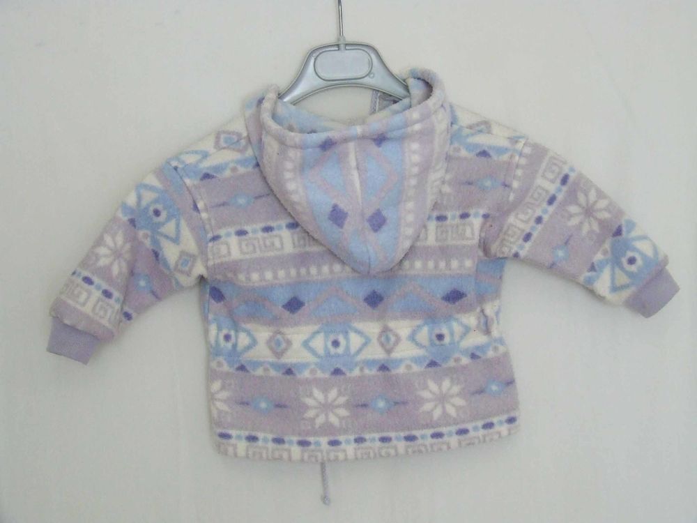Veste polaire &agrave; capuche, PICK OUIC, T. 12&nbsp;mois (74&nbsp;cm) Vêtements enfants