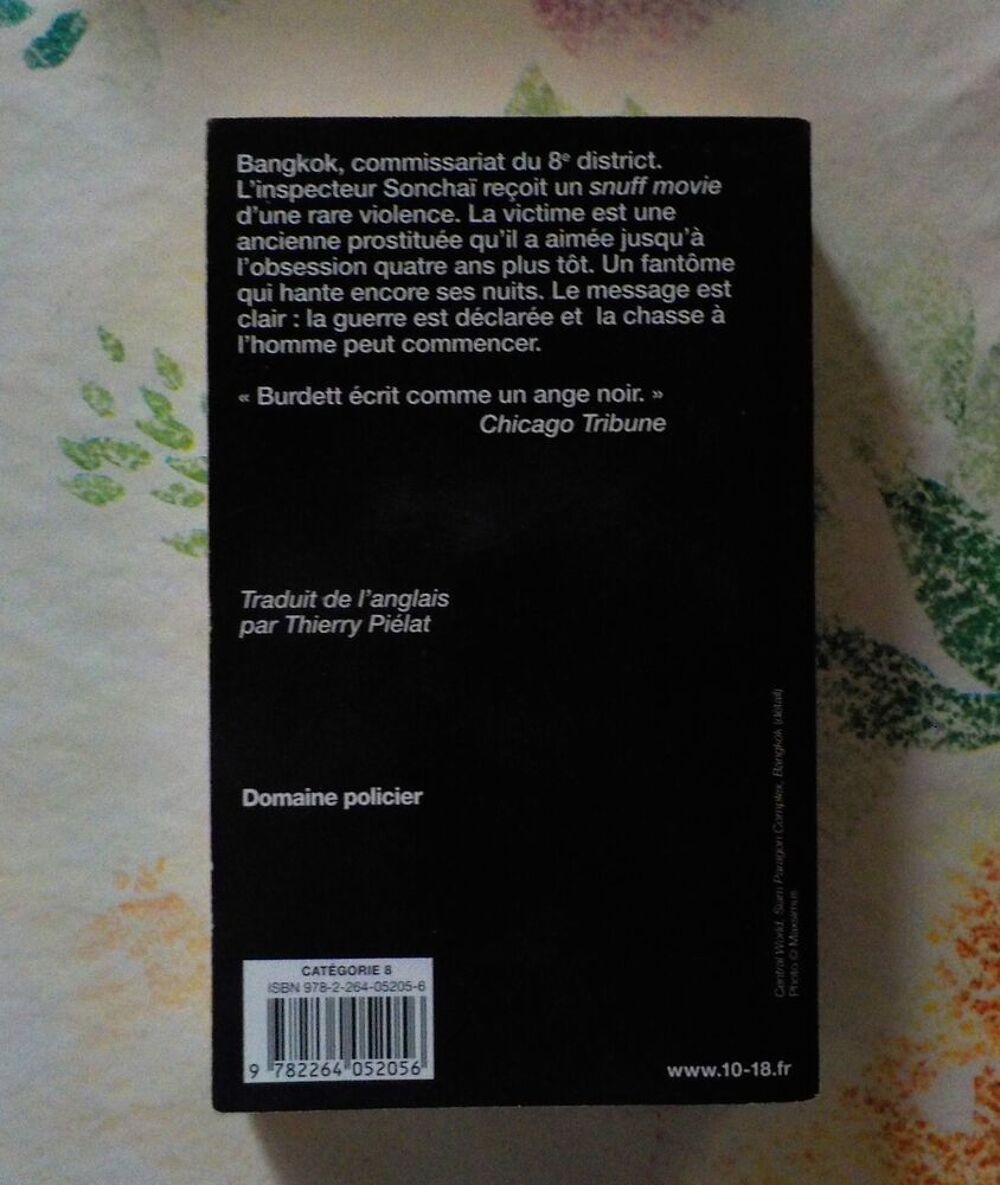 BANGKOK PSYCHO de John BURDETT Ed. 10/18 Livres et BD