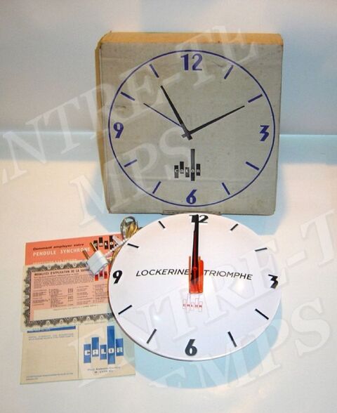 CALOR 375 PENDULE ELECTRIQUE SYNCHRONE LOCKERINE TRIOMPHE EN 60 Sergines (89)