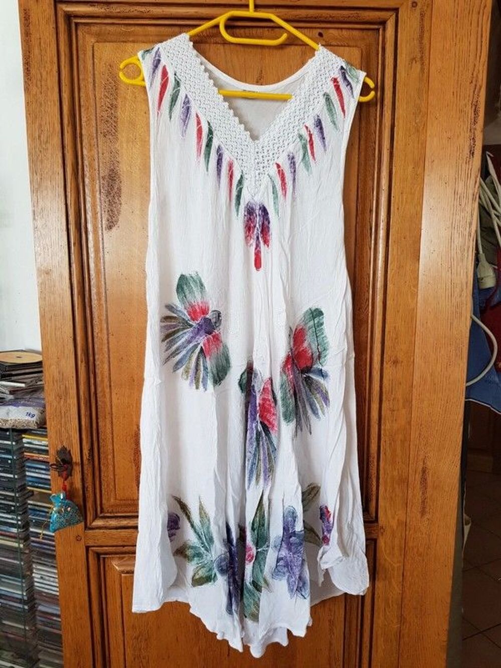 Robes sans manches neuve taille unique imprim&eacute; papillon mesu Vêtements