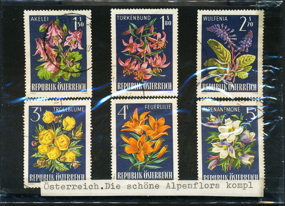 Timbres AUTRICHE anciens 1966 