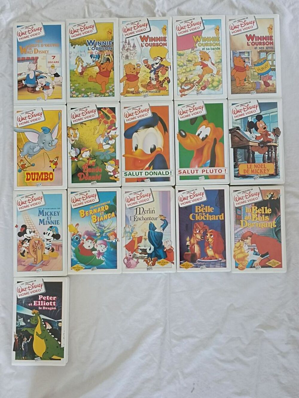 Lot 56 K7 VHS 1 DVD Disney DVD et blu-ray