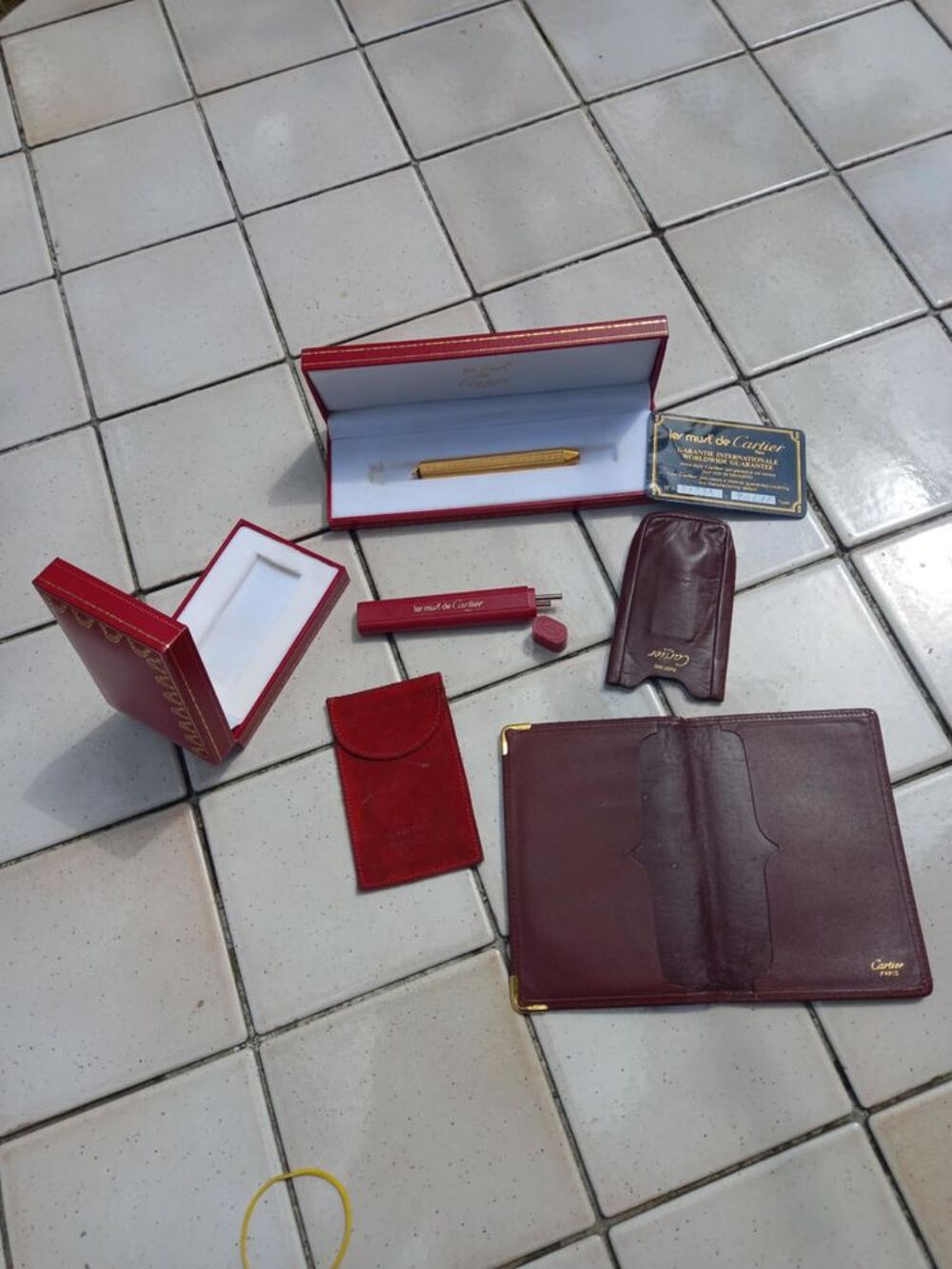PETIT LOT CARTIER ann&eacute;es 70 