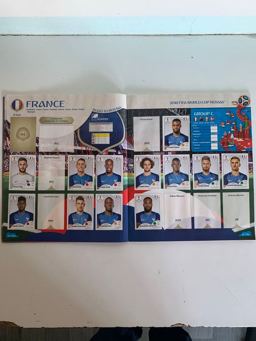 Album Panini Coupe du monde de football 2018 \'\' Fifa world cup Russia 2018 \'\' 