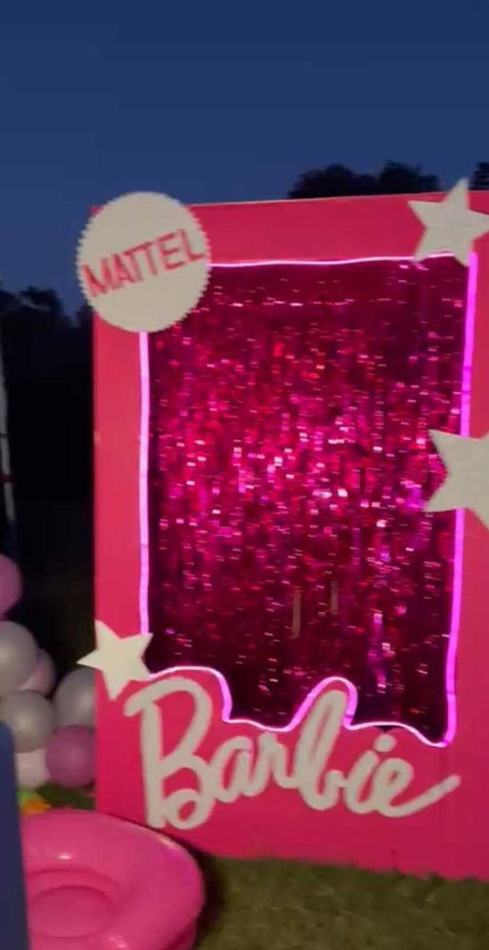 photo box theme anniversaire barbie Décoration