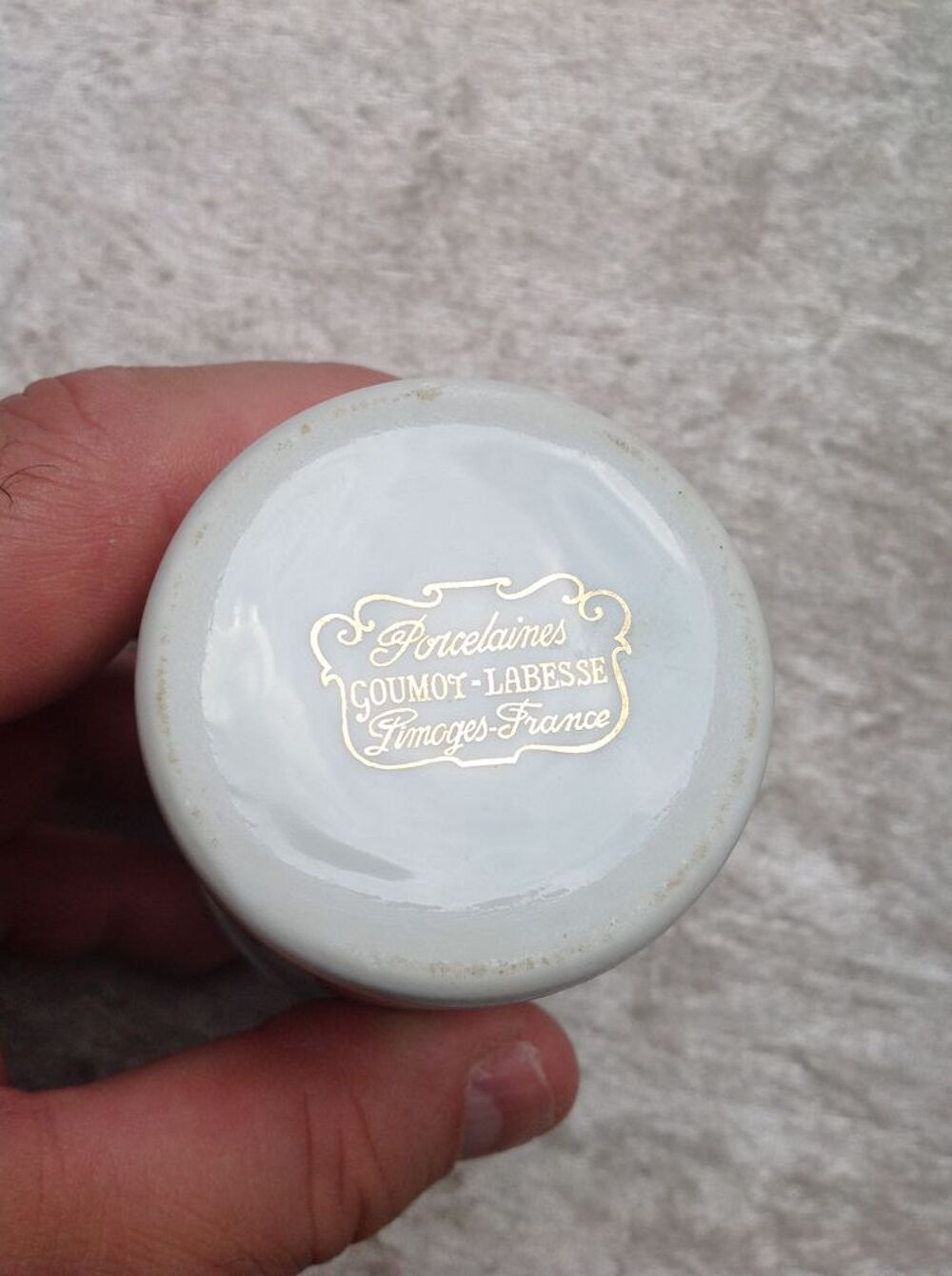 VAPORISATEUR PORCELAINE de LIMOGES GOUMOT LABESSE Décoration