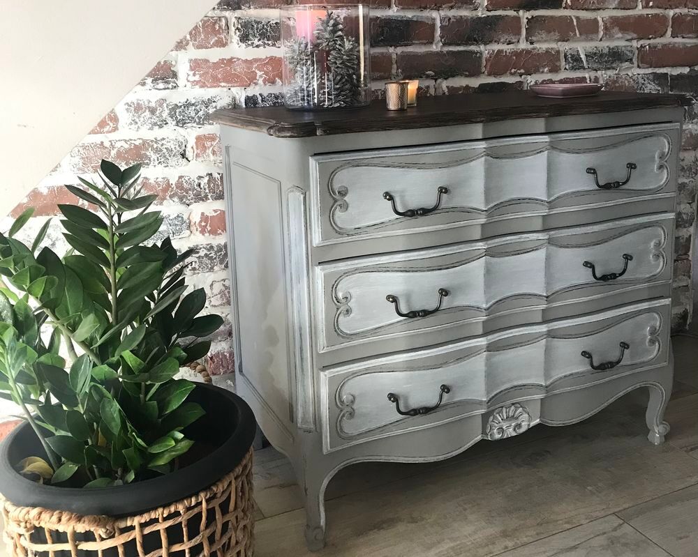 Commode arbal&egrave;te patin&eacute;e Meubles