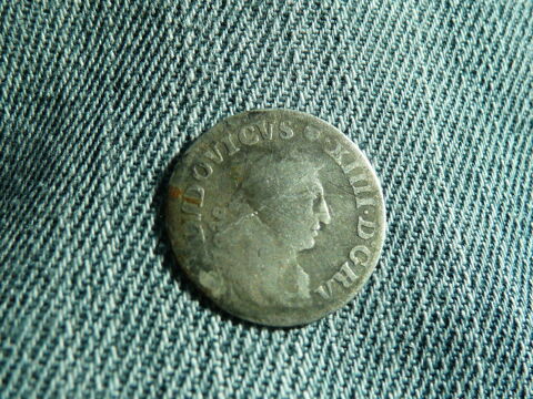 Monnaie Ludovic-vs XIV D.Cra 1675 D Argent 80 Bordeaux (33)