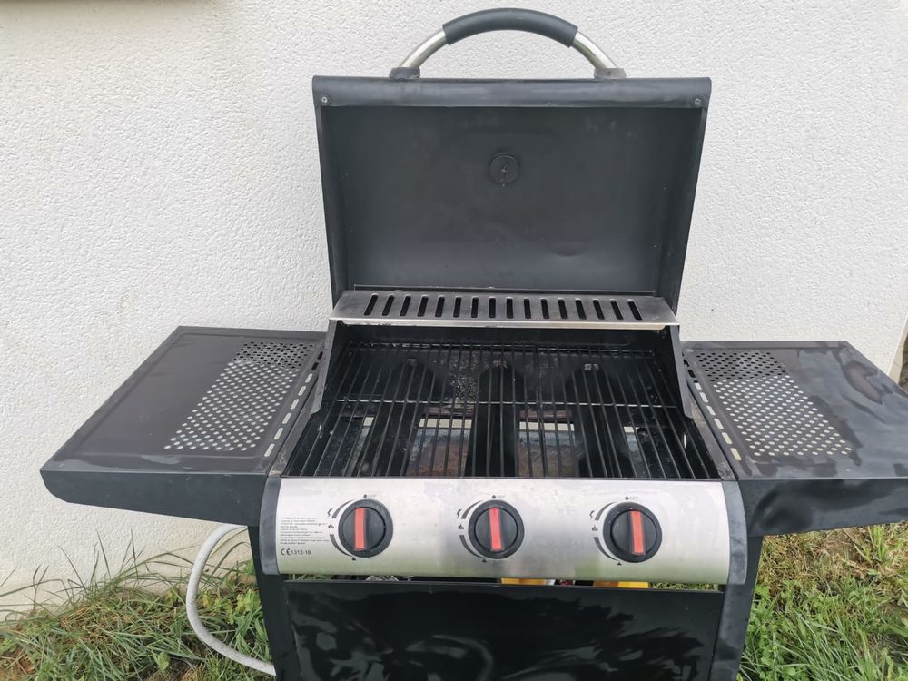 Barbecue &agrave; gaz 3 br&ucirc;leurs Jardin