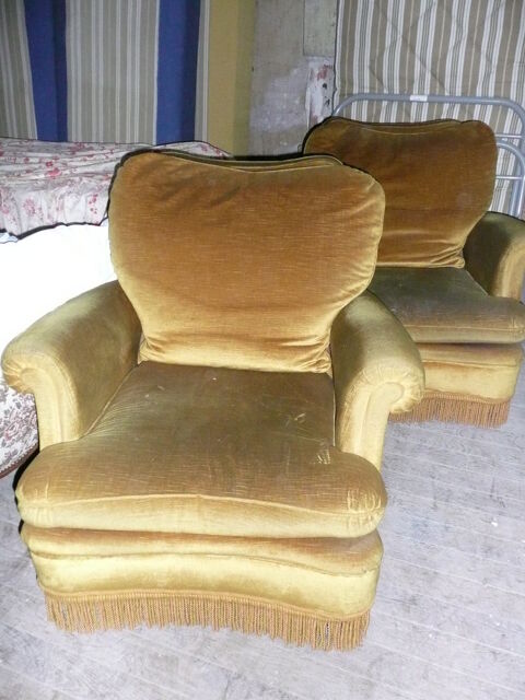 PAIRE DE FAUTEUILS VELOURS 40 Auxerre (89)