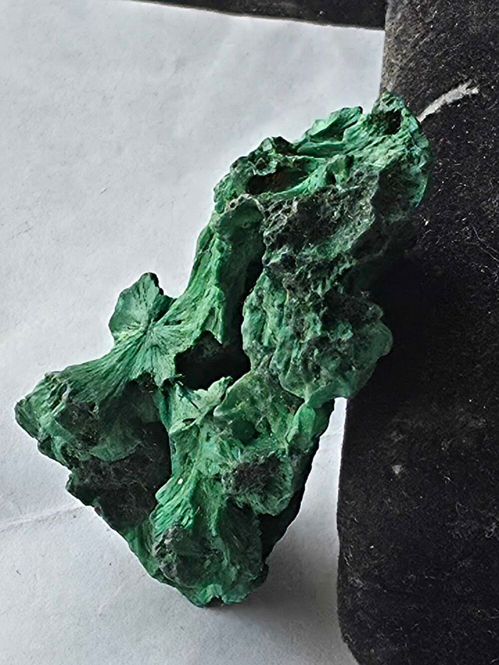 Malachite Fibreuse Stalactitique du Katanga-Pierre Naturelle 20g 