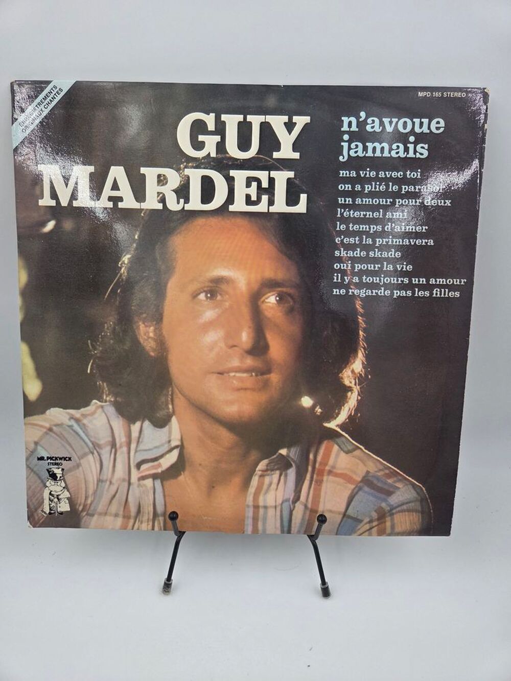 Vinyle 33 tours Guy Mardel : N'avoue Jamais avec fourreau CD et vinyles