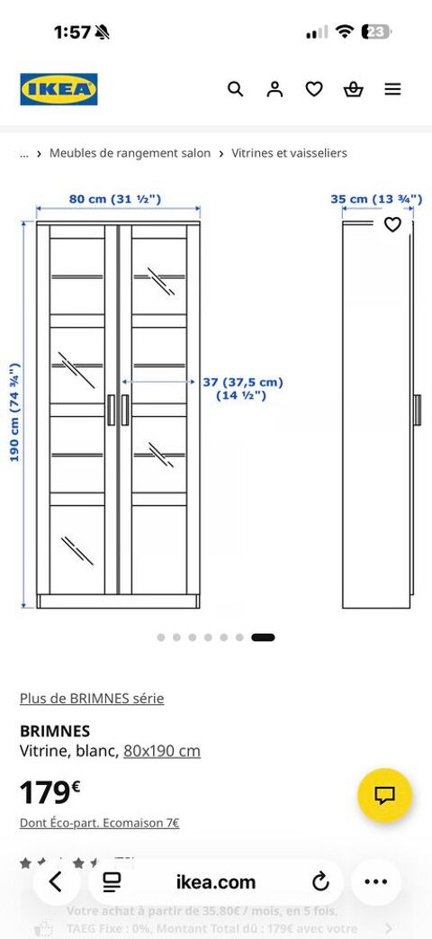 vitrine ikea La Courneuve (93)