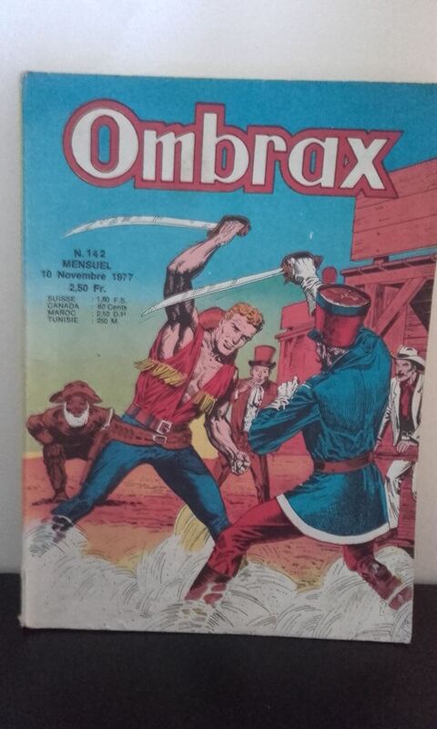 BD - Ombrax N142 Novembre 1977 5 Angers (49)