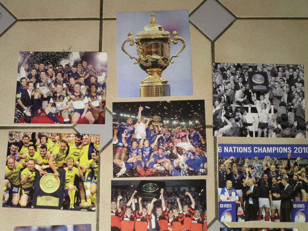 LOT VIEILLE CARTE COLLECTION RUGBY 