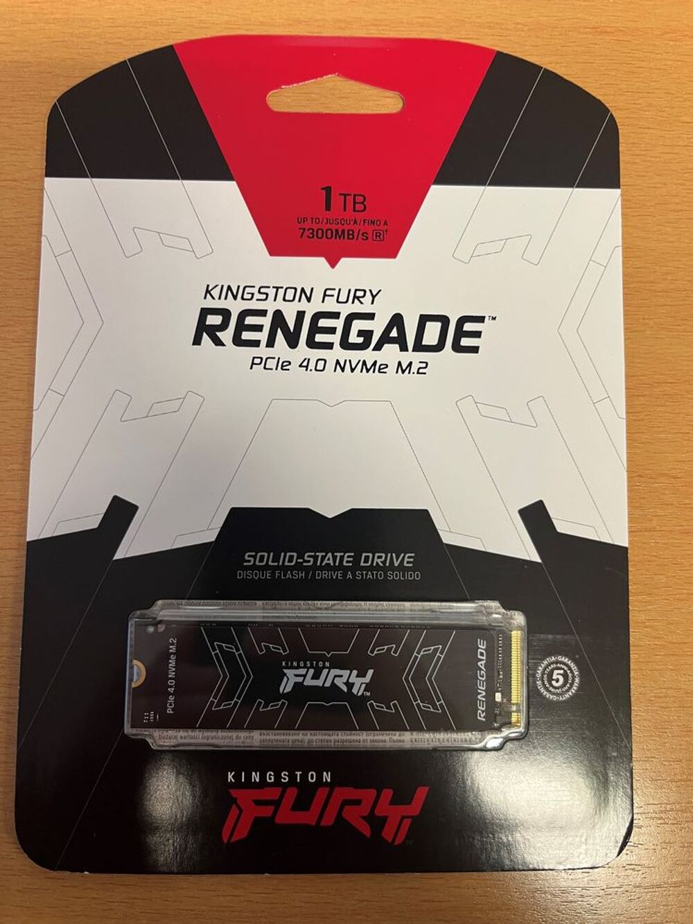Disque Dur SSD kingston fury NVMe M2 1 TB Matériel informatique