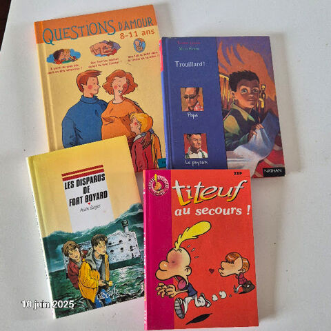 Lot de 4 livres pour enfants de 8 à 11 ans, 4 Saumur (49)