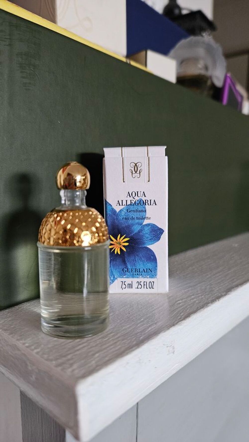 Miniature parfum Guerlain aqua allegoria 7,5
Avec sa bo&icirc;te 
