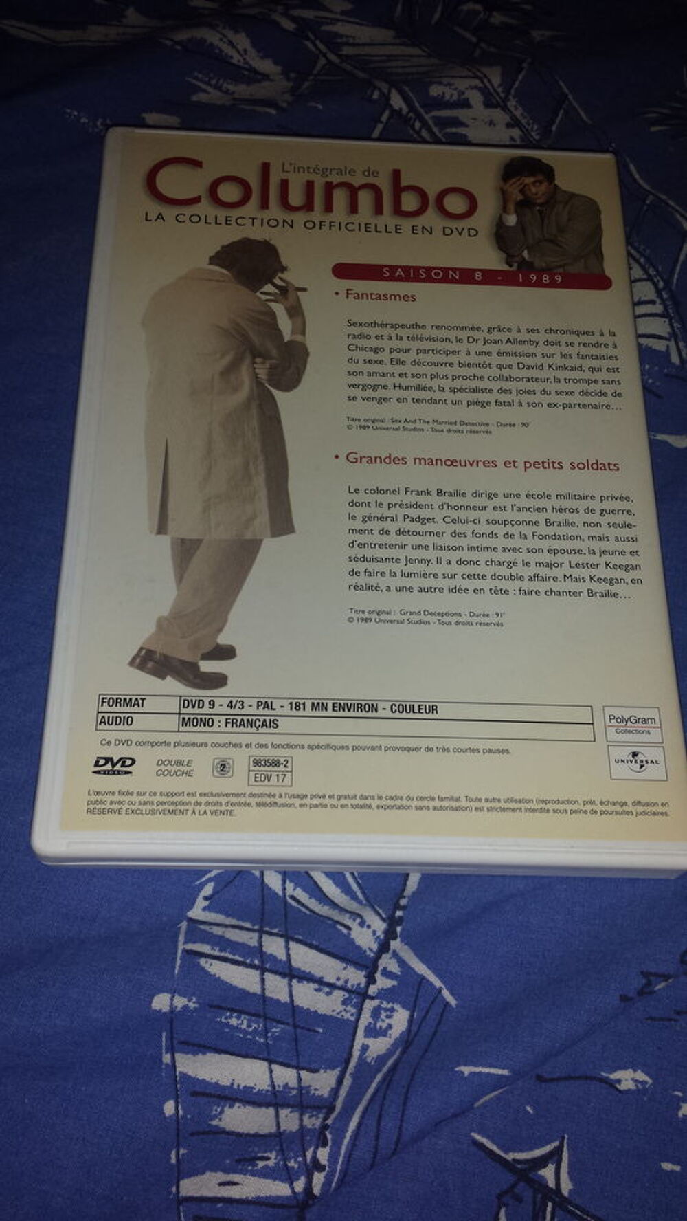 DVD COLUMBO N&deg; 24
SAISON 8
DVD et blu-ray