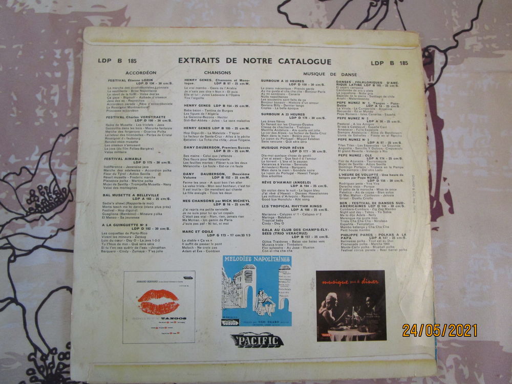 disque vinyle de HENRI GENES CD et vinyles