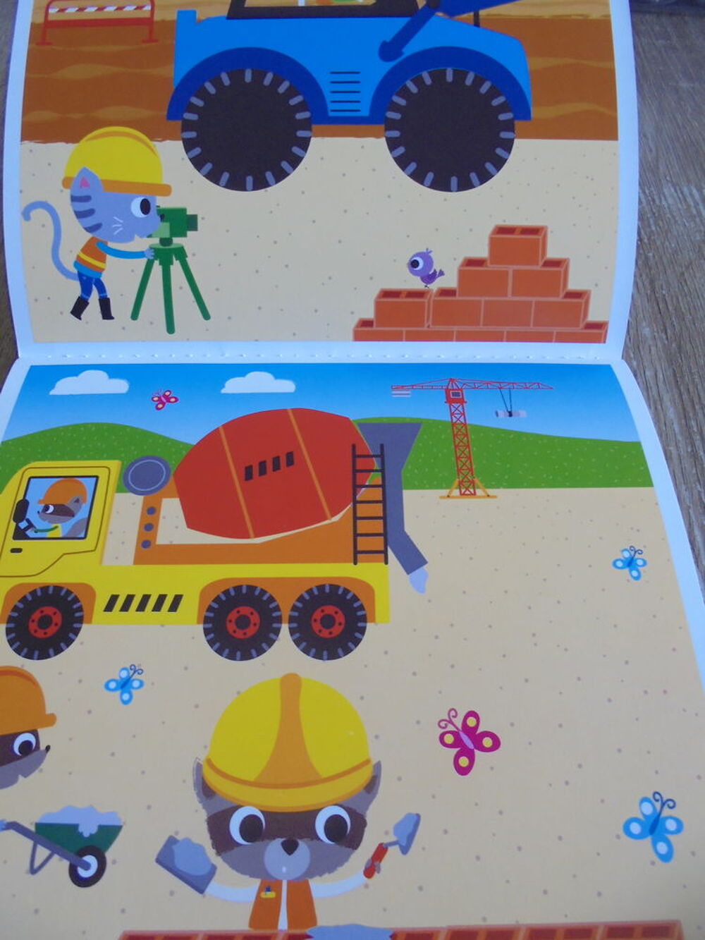 D&eacute;calcomanies "Sur le chantier" (112) Livres et BD