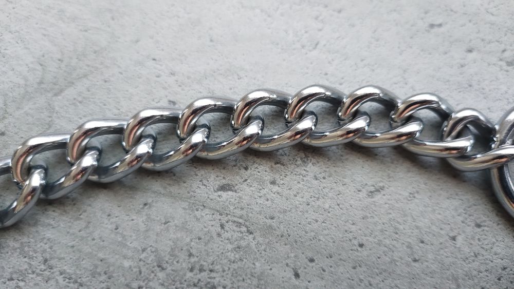 Collier Cha&icirc;ne en M&eacute;tal pour Chien en Acier Inoxydable 2-en1 Sports