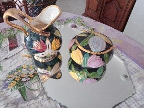 ENSEMBLE BONBONNIERE ET VASE   VALORIS   90 Saint-Hilaire-du-Rosier (38)