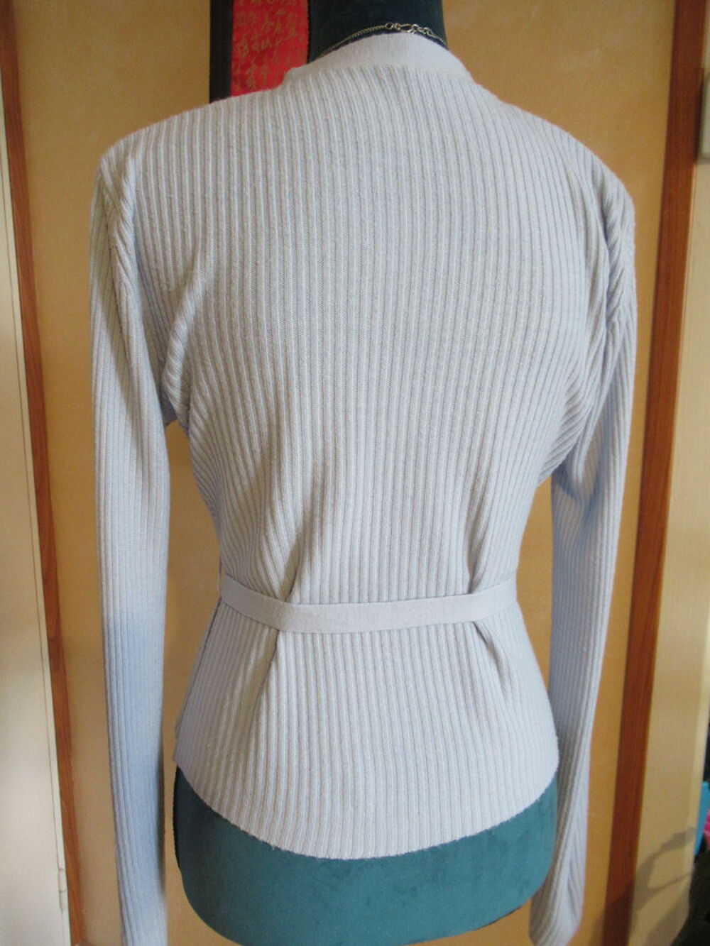 Cache-Coeur bleu clair - Taille 38/40 Vêtements