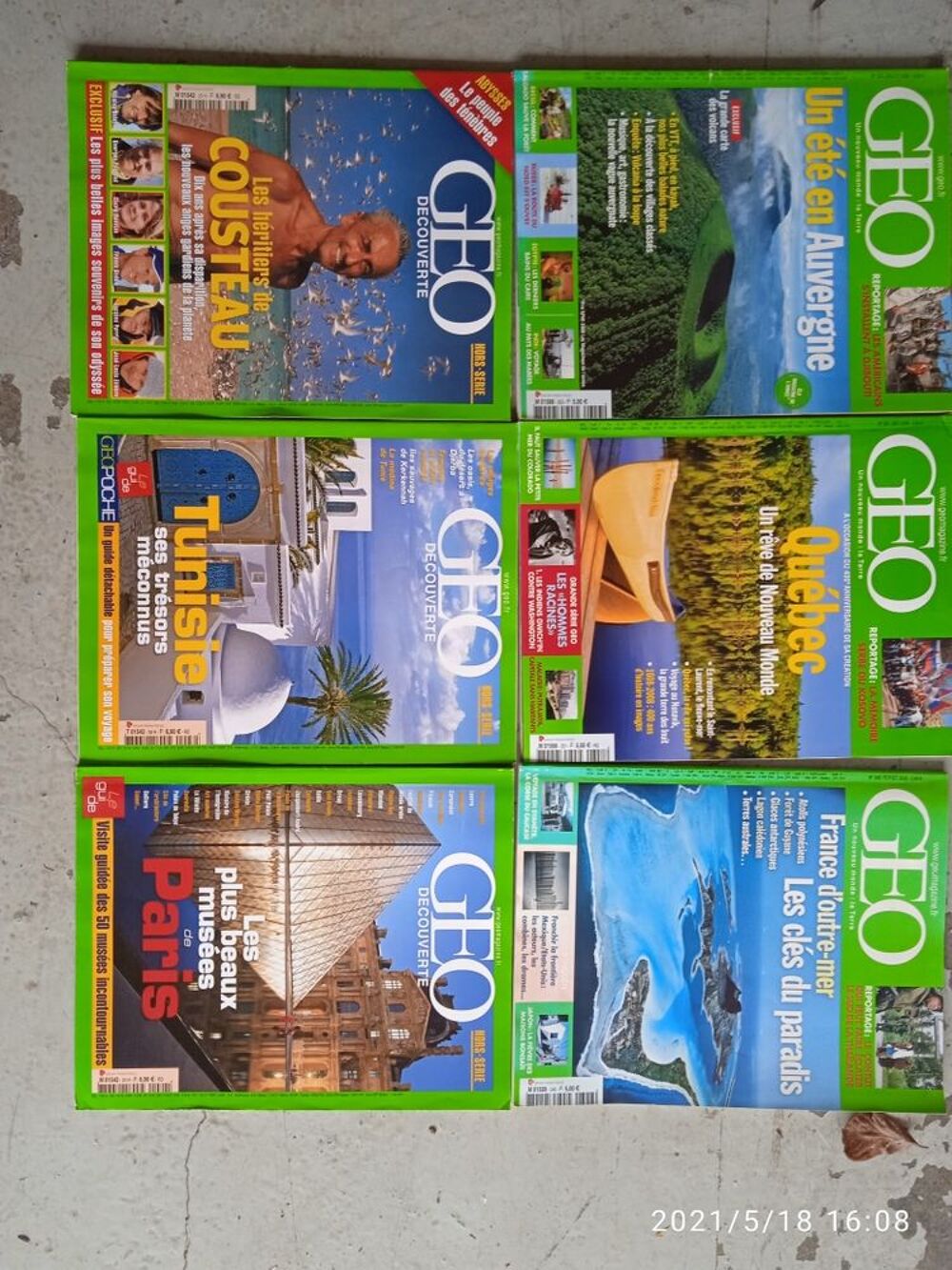 REVUES GEO Livres et BD