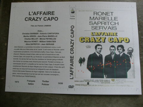 Film :    L 'affaire Crazy Capo   40 Saint-Médard-en-Jalles (33)