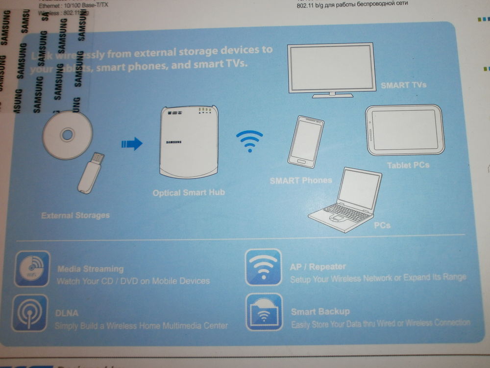 lecteur Samsung optical SmartHub Matériel informatique