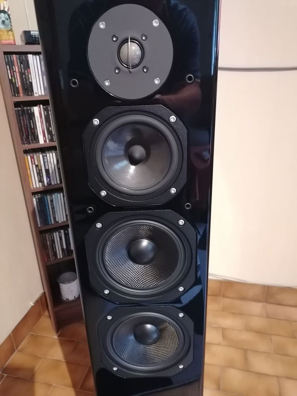Enceintes KELINAC 714 MG laqu&eacute;e Noire Audio et hifi