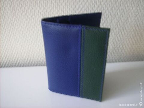 Porte cartes bleu et vert FINAREF 4 Rennes (35)