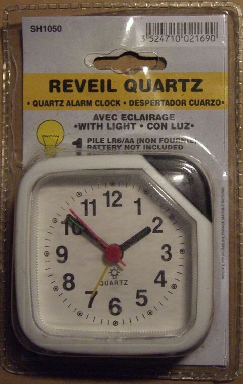 R�veil � quartz avec �clairage �tat neuf 7 Balma (31)