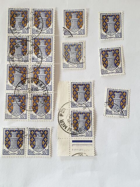 Timbre france armoiries niort   1962  - lot 0..50 euro 0 Marseille 9 (13)
