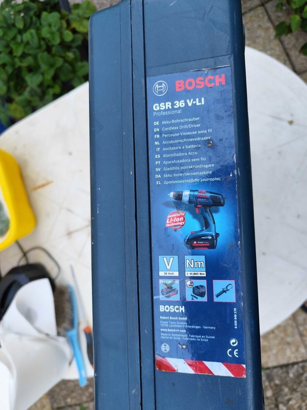 perceuse visseuse Bosch GSR 36V_ Li Professional Bricolage
