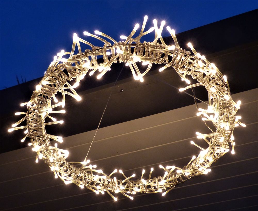 COURONNE LUMINEUSE	 Décoration