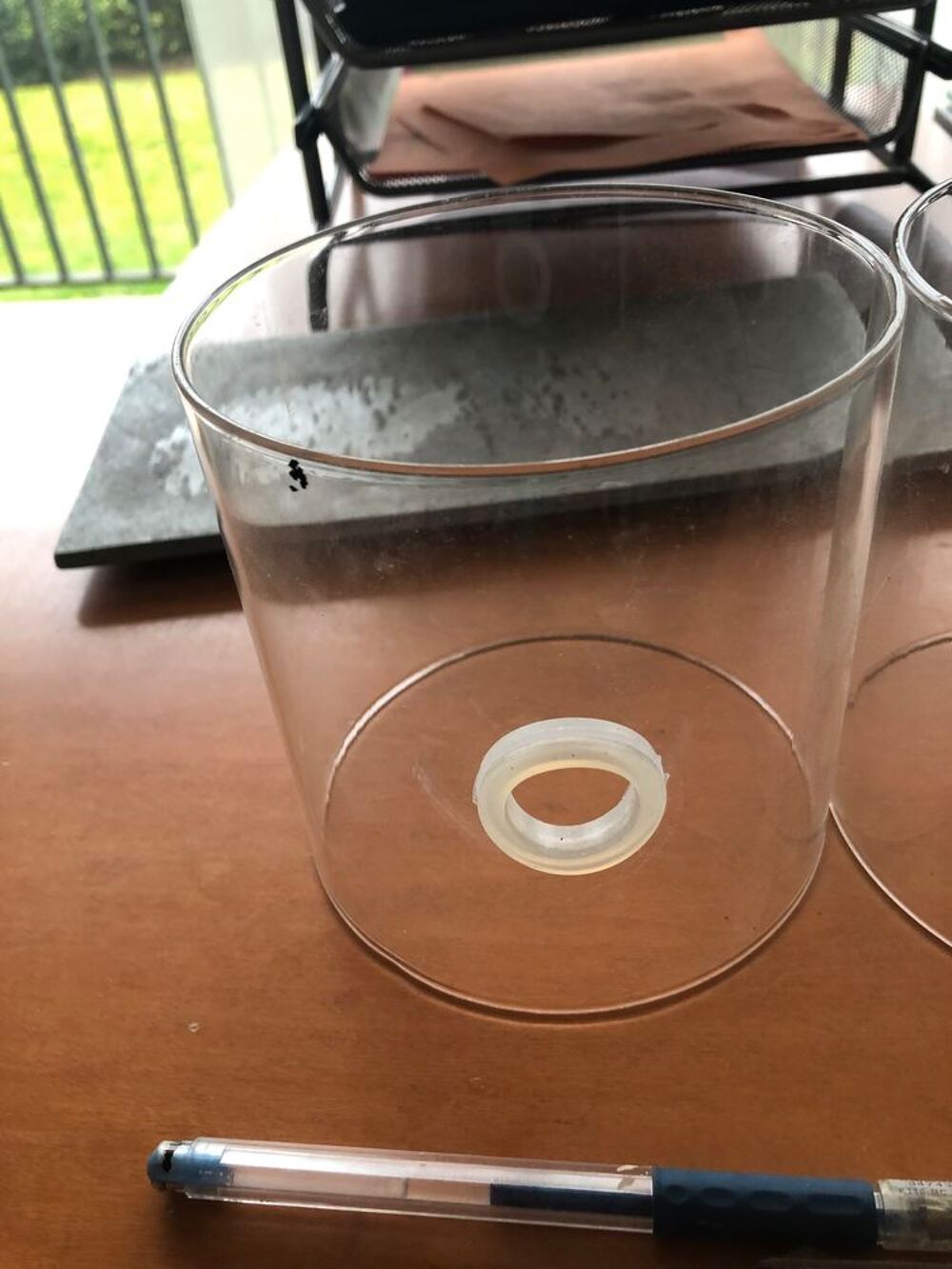 Une appliques verres pour lampe Meubles