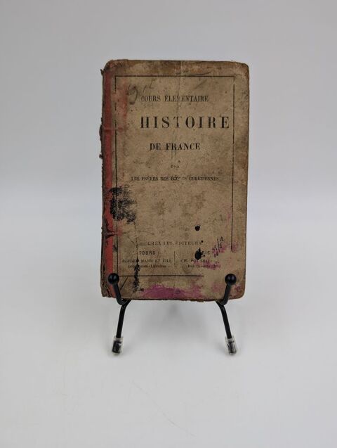 Livre ancien Histoire de France (ann�e 1892)(tr�s ab�m�) 8 Vulbens (74)