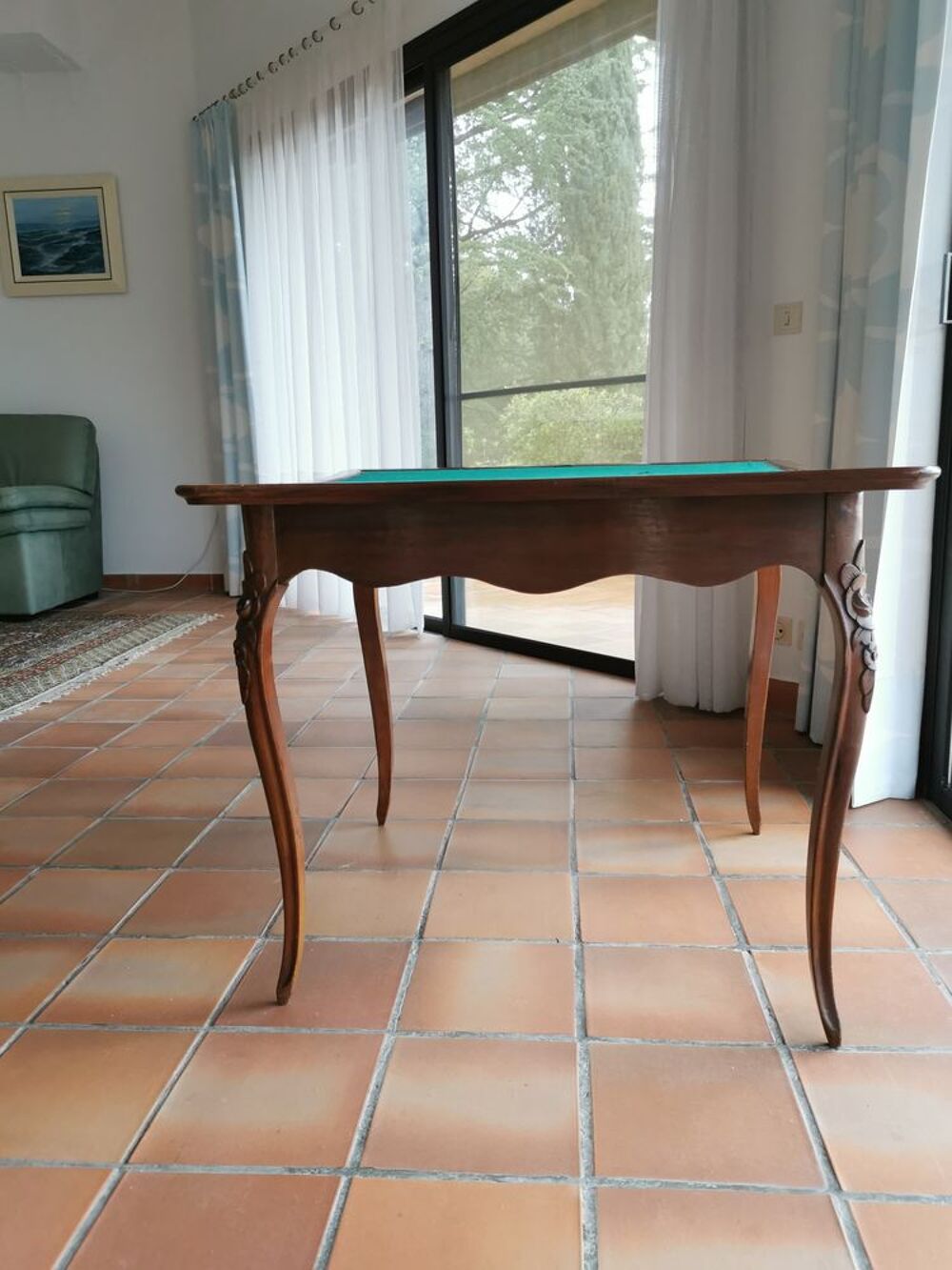 Table &agrave; Jeux console Style Louis XV Meubles