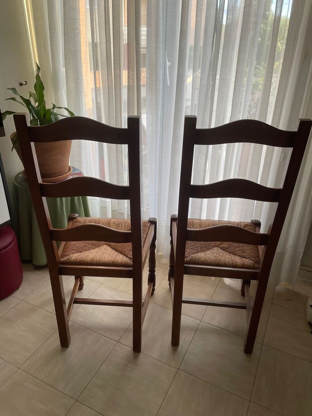 chaises rustiques 1980 Meubles