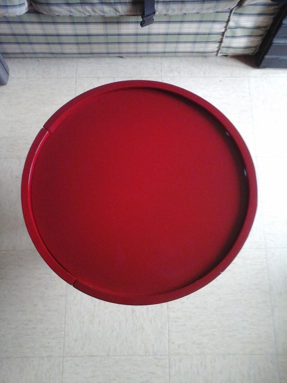 table basse rouge 1 tiroir Meubles