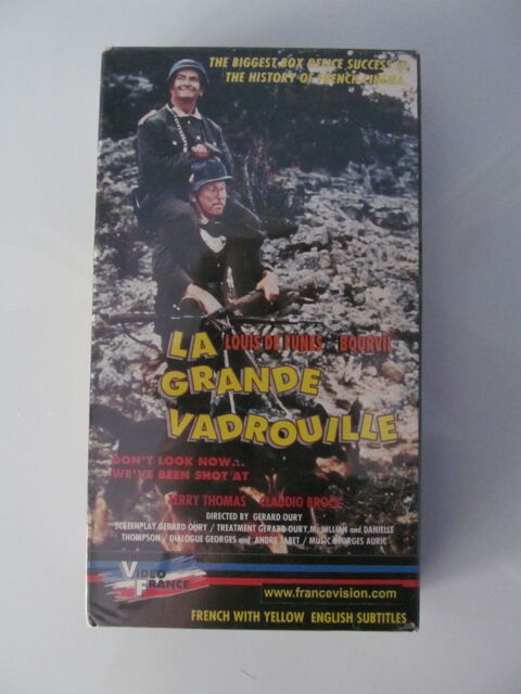 VHS La Grande Vadrouille (VF sous-titrage anglais) Amiens (80)